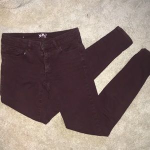 Garage maroon jeans/jegging
